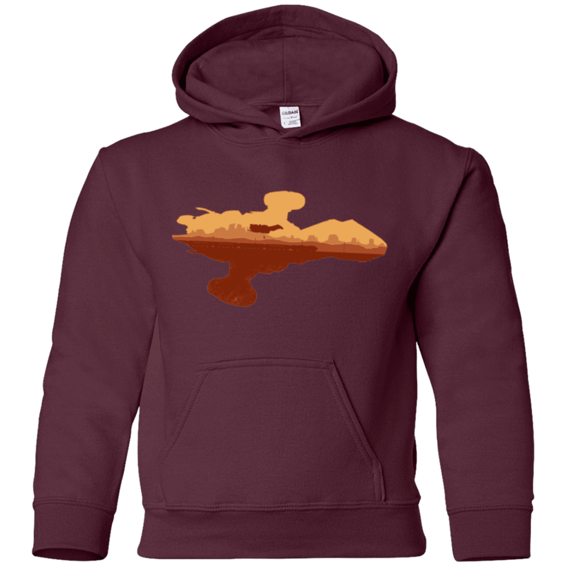 Sweatshirts Maroon / YS Train job Youth Hoodie