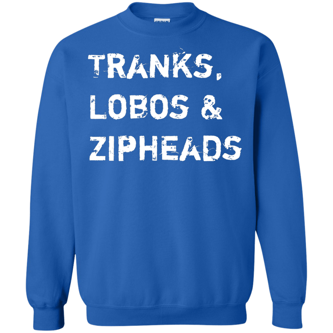 Sweatshirts Royal / Small Tranks Lobos Zipheads Crewneck Sweatshirt