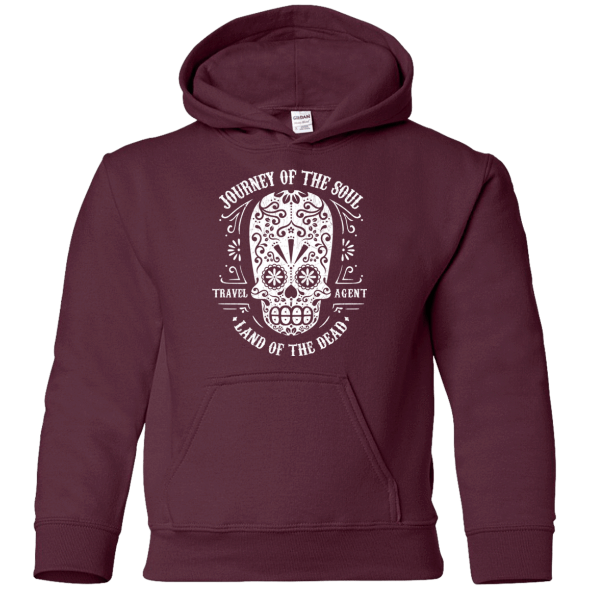 Sweatshirts Maroon / YS Travel Agent Catrina Youth Hoodie