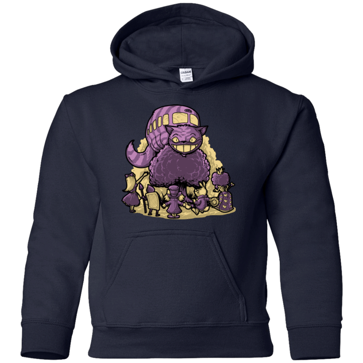Sweatshirts Navy / YS TRAVELING WONDERLAND Youth Hoodie