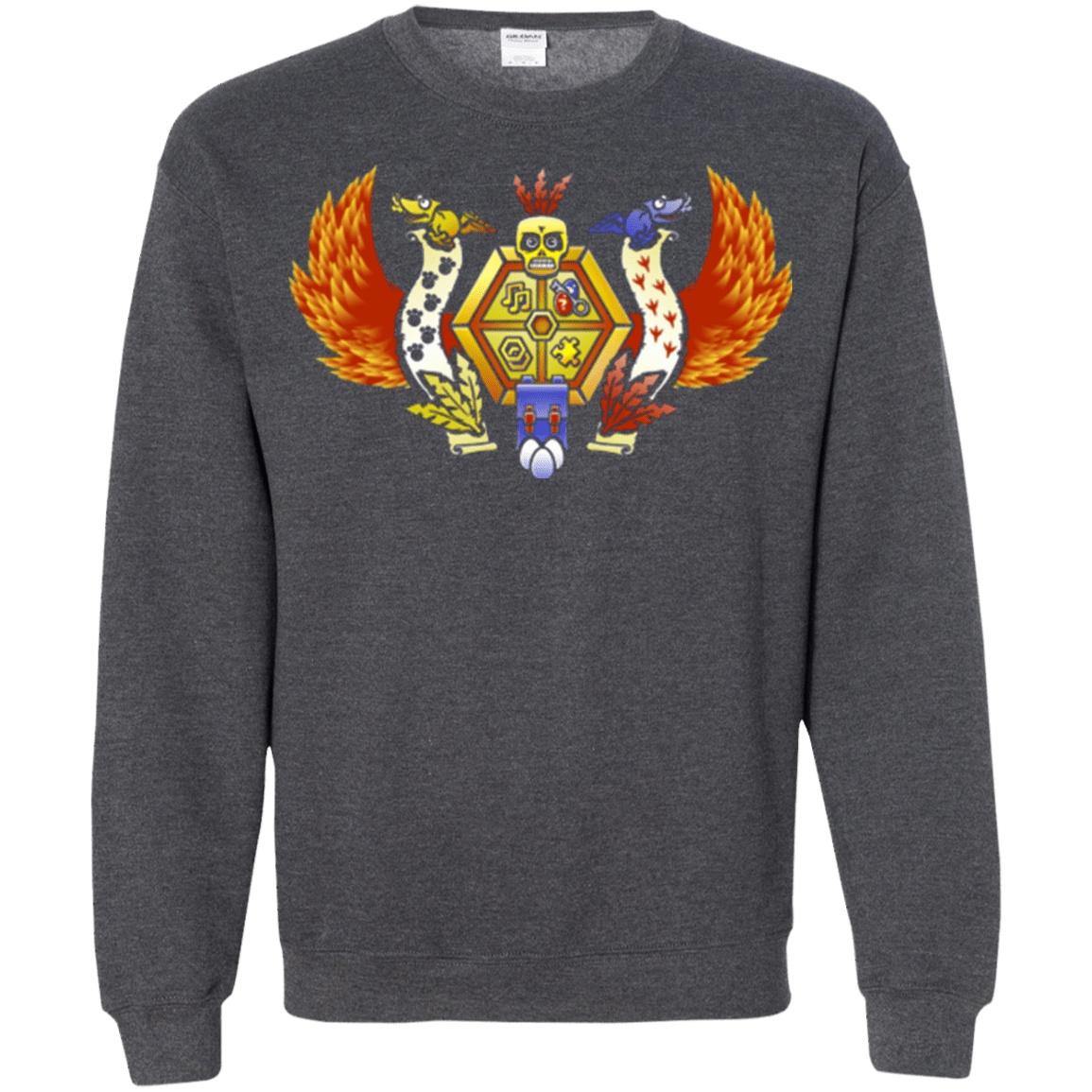 Sweatshirts Dark Heather / Small Treasure Hunters Crest Crewneck Sweatshirt