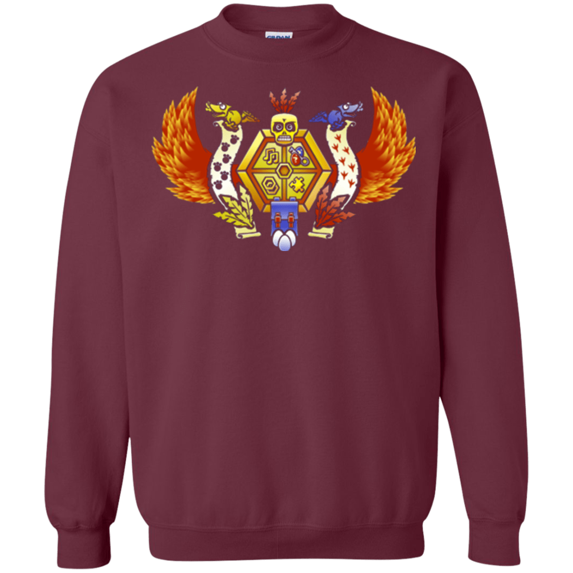 Sweatshirts Maroon / Small Treasure Hunters Crest Crewneck Sweatshirt