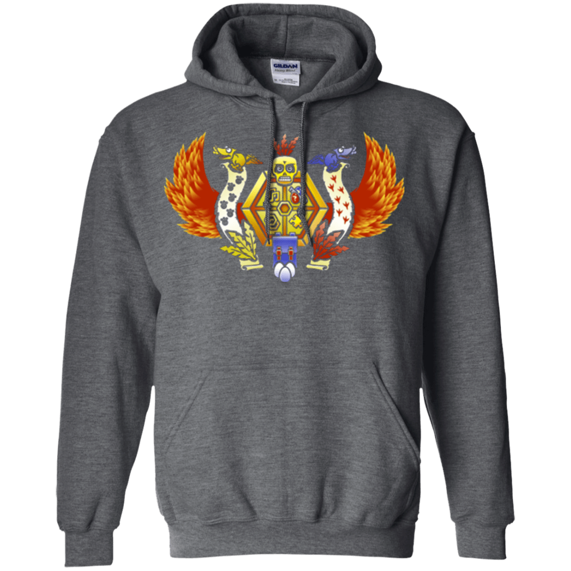 Sweatshirts Dark Heather / Small Treasure Hunters Crest Pullover Hoodie