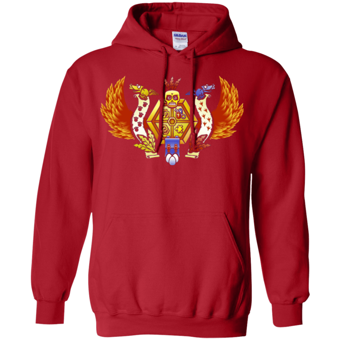 Sweatshirts Red / Small Treasure Hunters Crest Pullover Hoodie