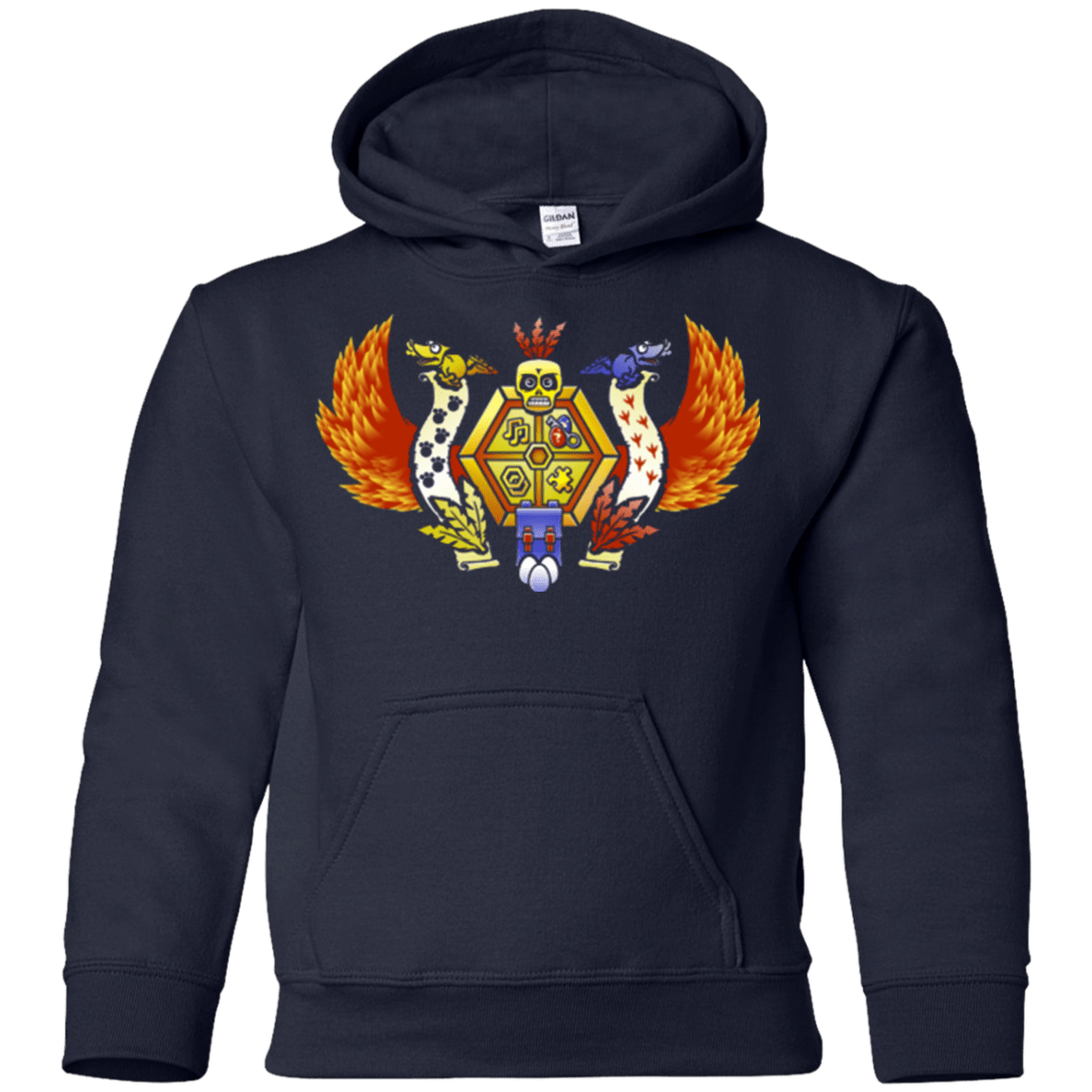 Sweatshirts Navy / YS Treasure Hunters Crest Youth Hoodie