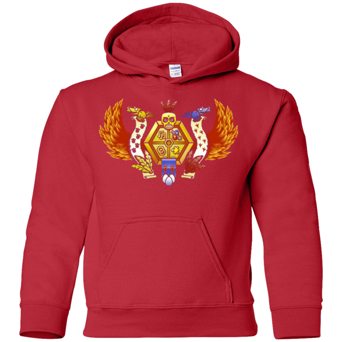 Sweatshirts Red / YS Treasure Hunters Crest Youth Hoodie