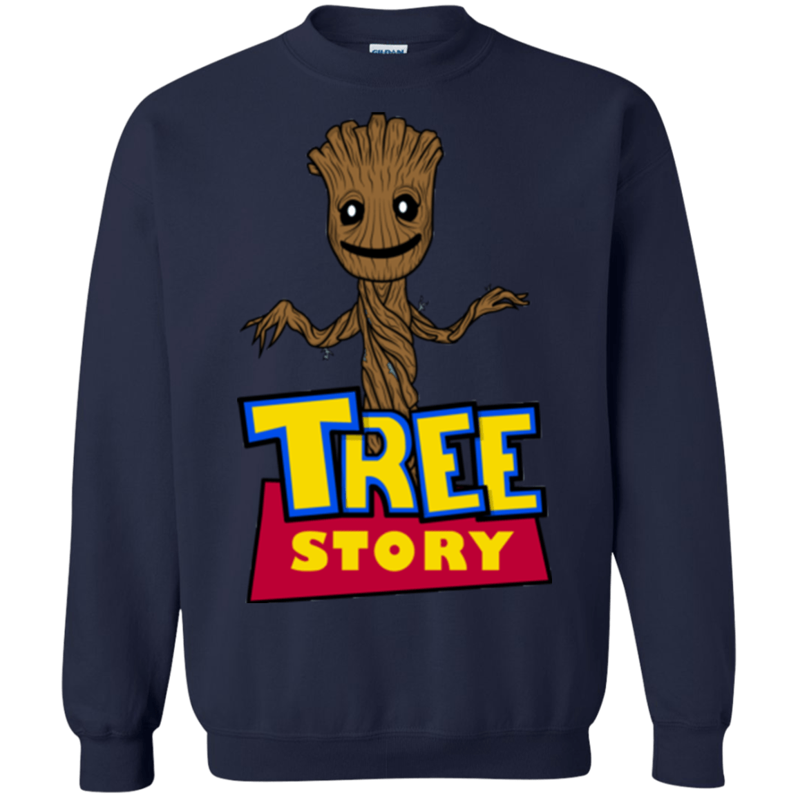 Sweatshirts Navy / Small TREE STORY Crewneck Sweatshirt