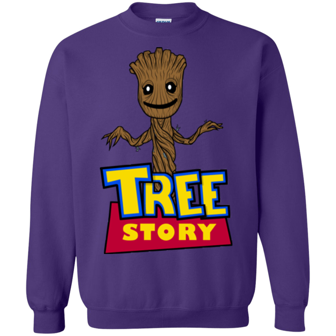 Sweatshirts Purple / Small TREE STORY Crewneck Sweatshirt