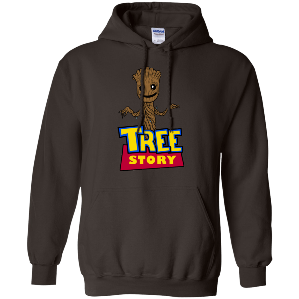 Sweatshirts Dark Chocolate / Small TREE STORY Pullover Hoodie