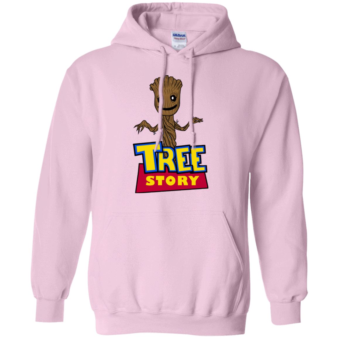 Sweatshirts Light Pink / Small TREE STORY Pullover Hoodie
