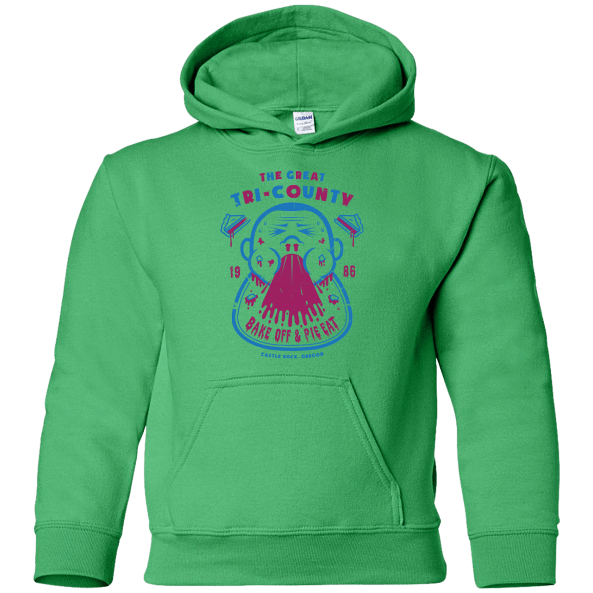 Sweatshirts Irish Green / YS Tri County Pie Eating Youth Hoodie