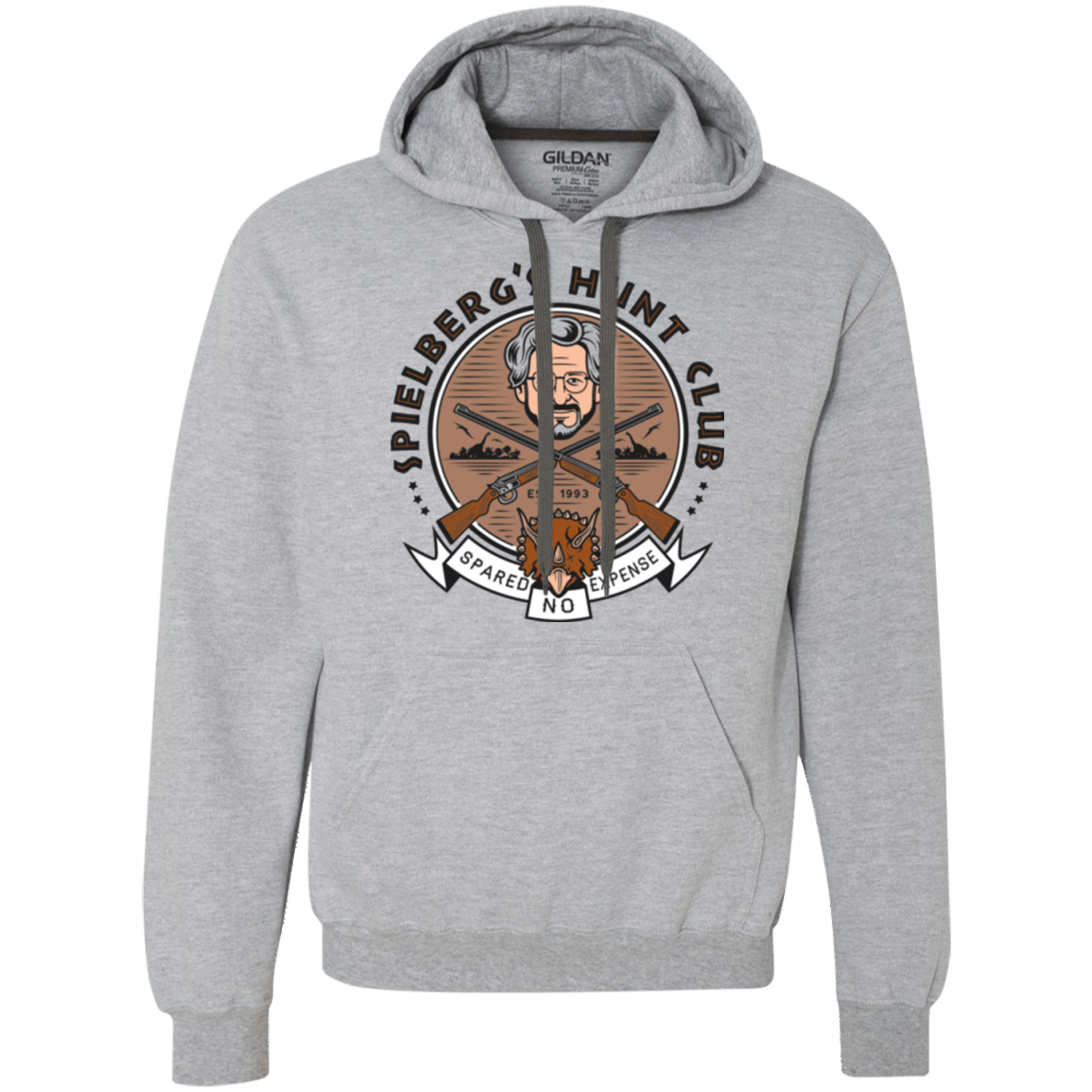 Sweatshirts Sport Grey / Small Triceratops Hunt Club Premium Fleece Hoodie