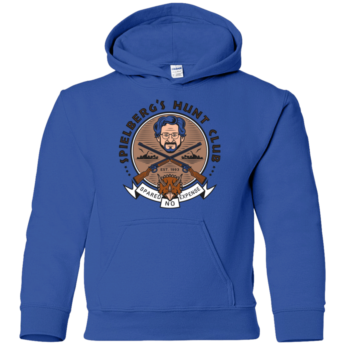 Sweatshirts Royal / YS Triceratops Hunt Club Youth Hoodie