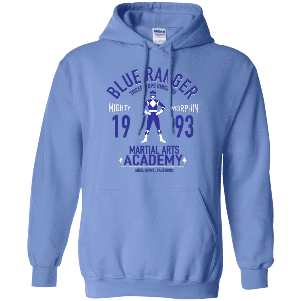 Sweatshirts Carolina Blue / Small Triceratops Ranger Pullover Hoodie