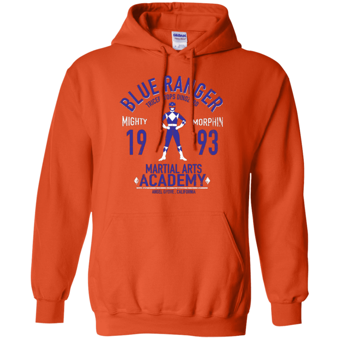 Sweatshirts Orange / Small Triceratops Ranger Pullover Hoodie