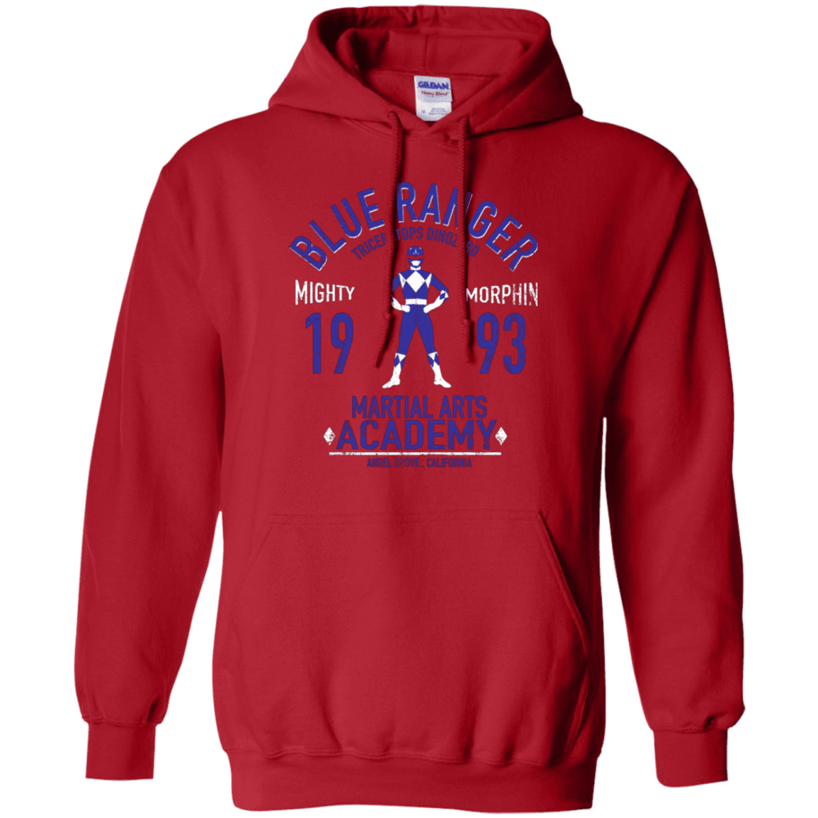 Sweatshirts Red / Small Triceratops Ranger Pullover Hoodie