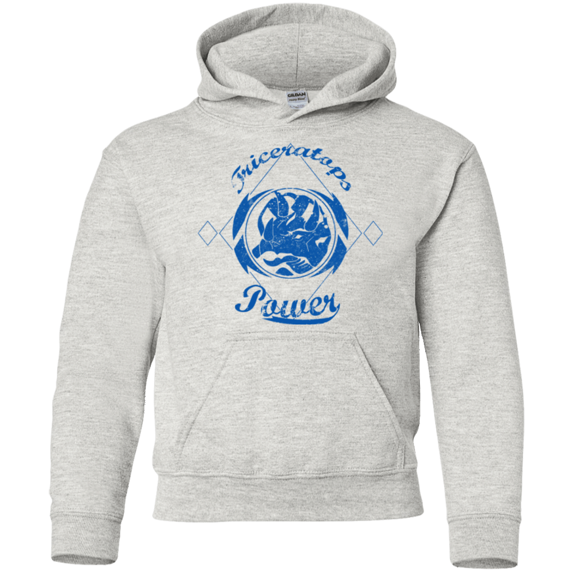 Sweatshirts Ash / YS Triceratops Youth Hoodie