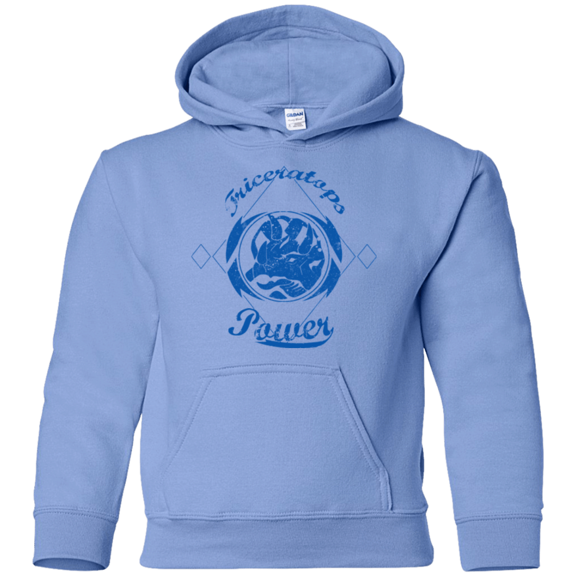 Sweatshirts Carolina Blue / YS Triceratops Youth Hoodie