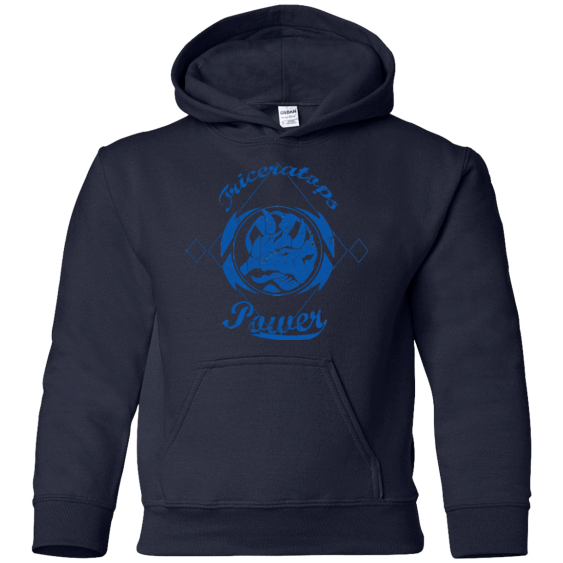 Sweatshirts Navy / YS Triceratops Youth Hoodie