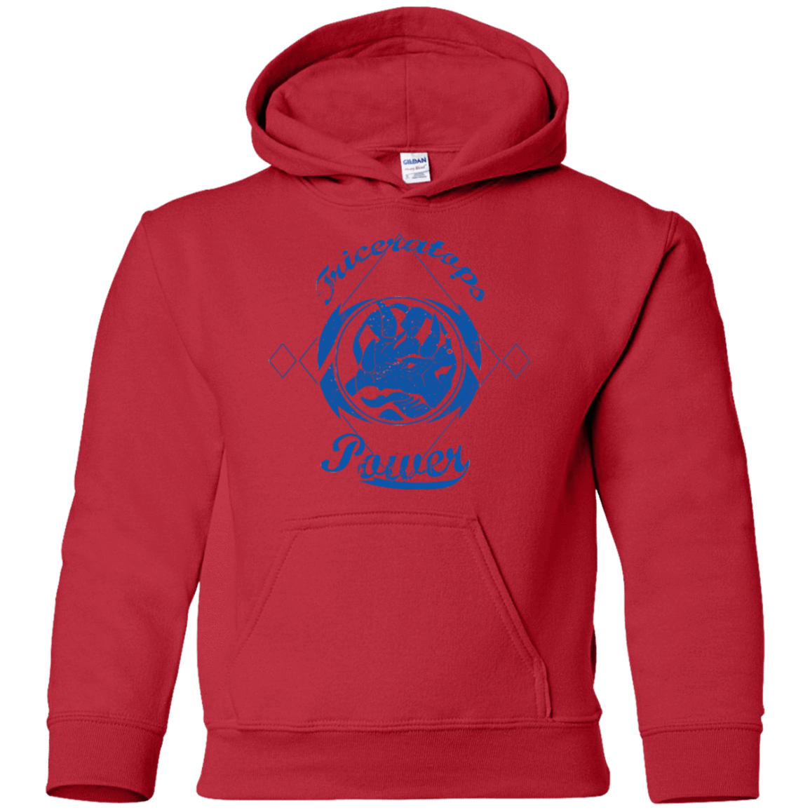 Sweatshirts Red / YS Triceratops Youth Hoodie