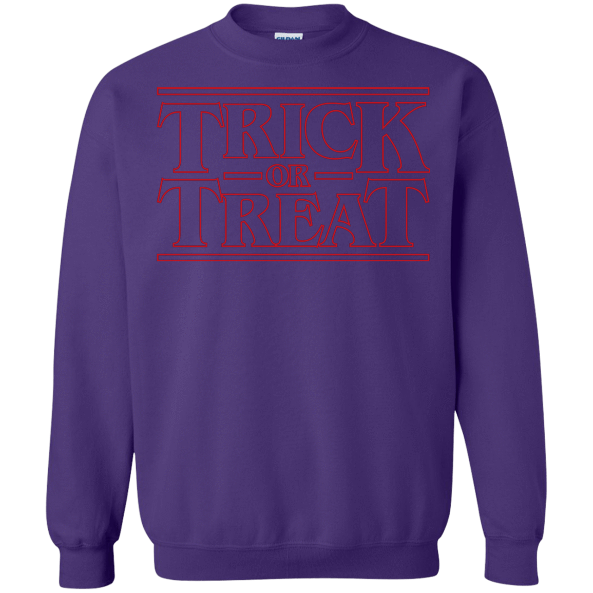 Sweatshirts Purple / Small Trick Or Treat Crewneck Sweatshirt