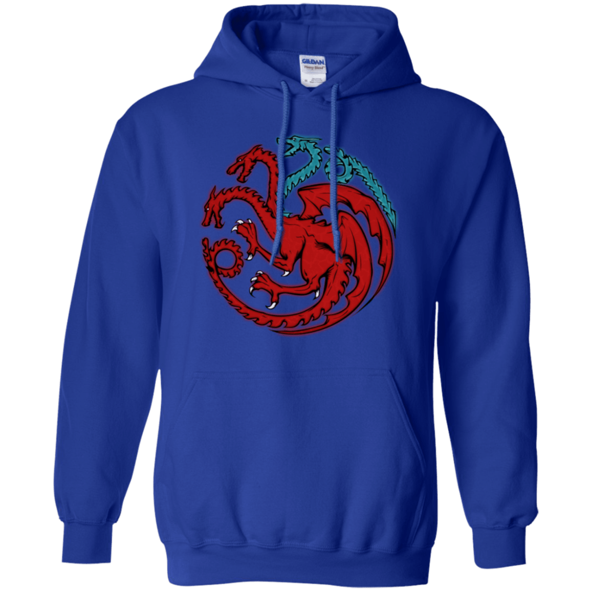 Sweatshirts Royal / Small Trinity of fire and ice V2 Pullover Hoodie