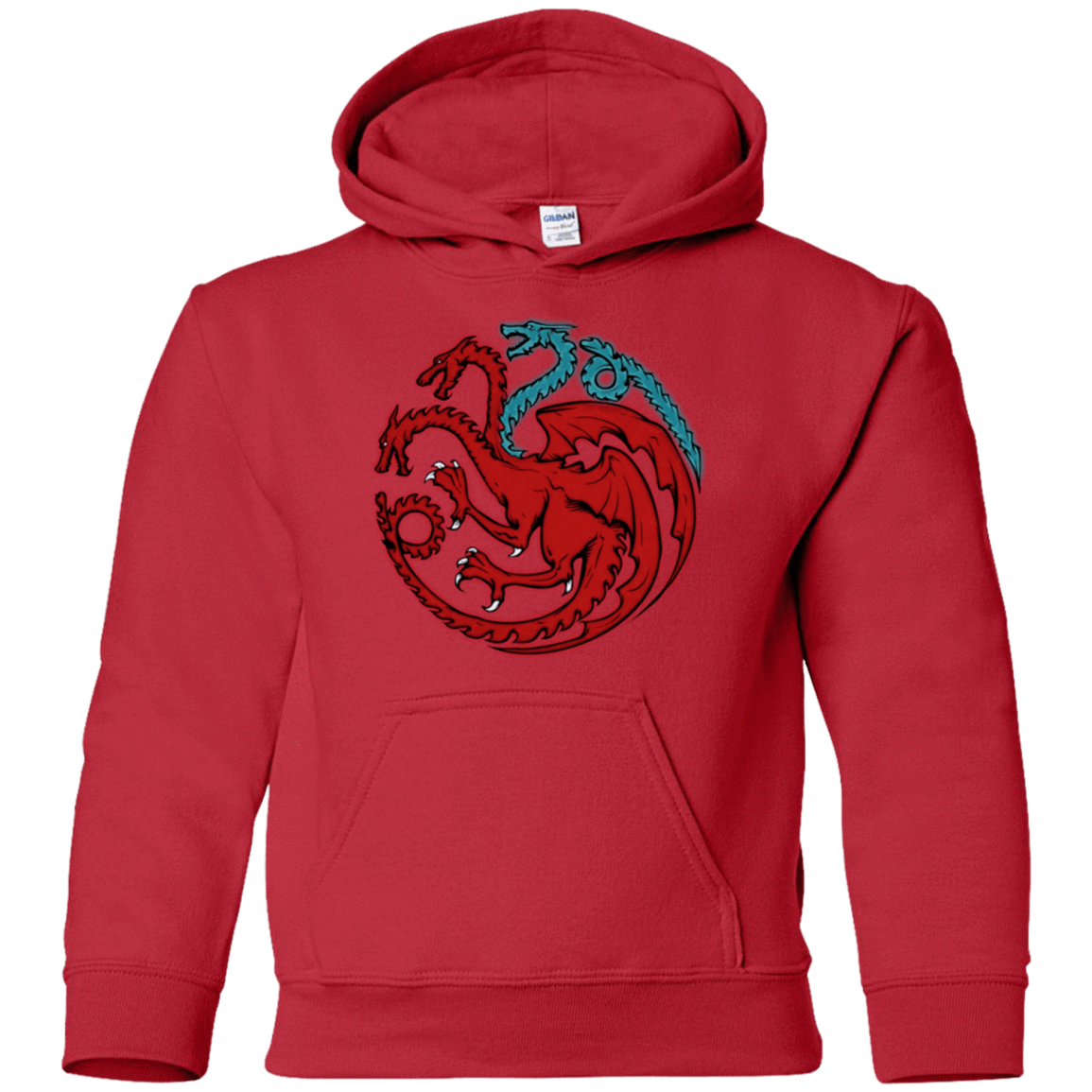 Sweatshirts Red / YS Trinity of fire and ice V2 Youth Hoodie