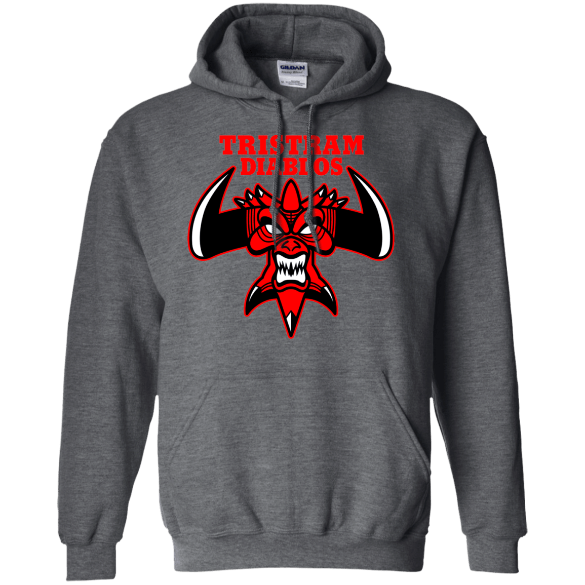 Sweatshirts Dark Heather / S Tristram Diablos Pullover Hoodie