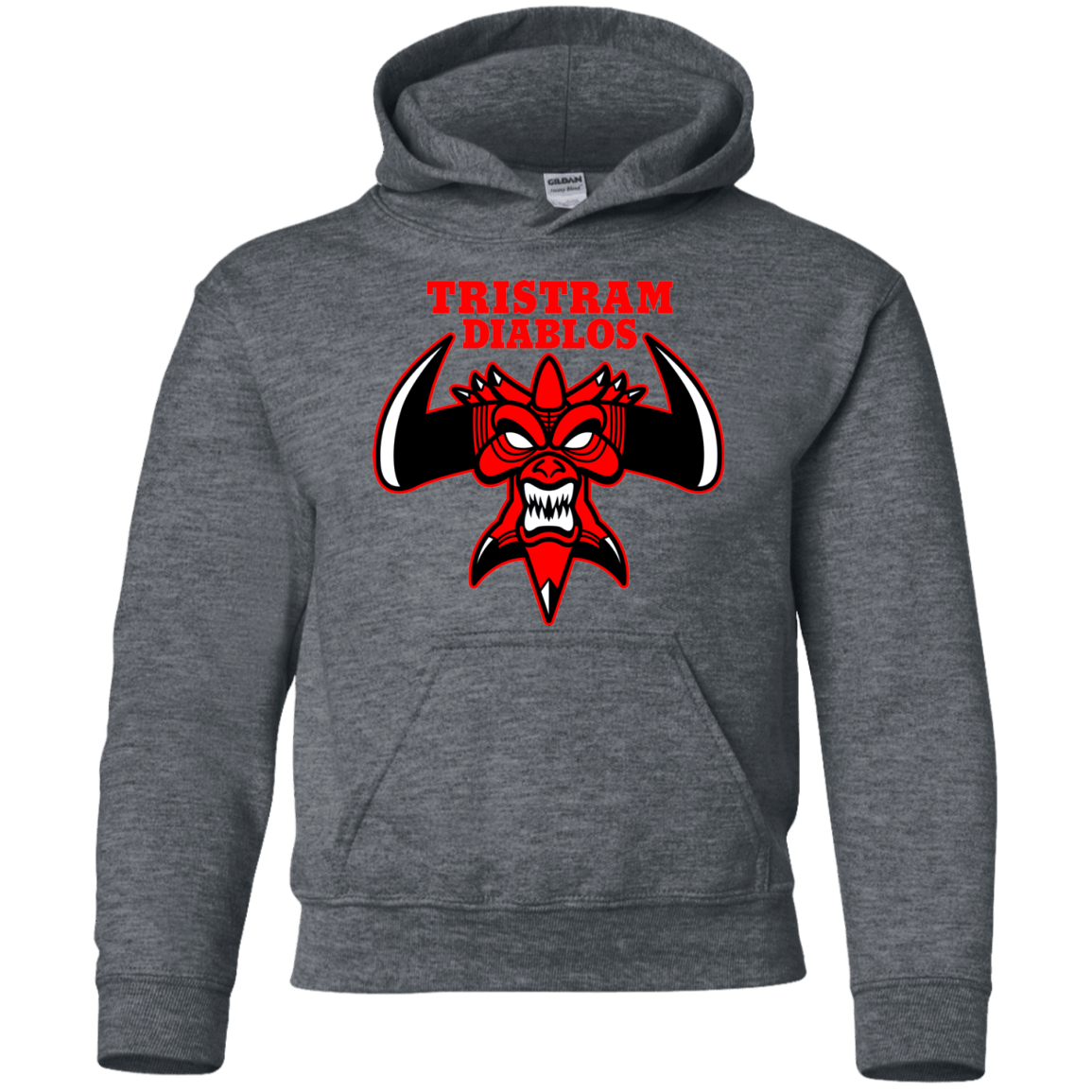 Sweatshirts Dark Heather / YS Tristram Diablos Youth Hoodie