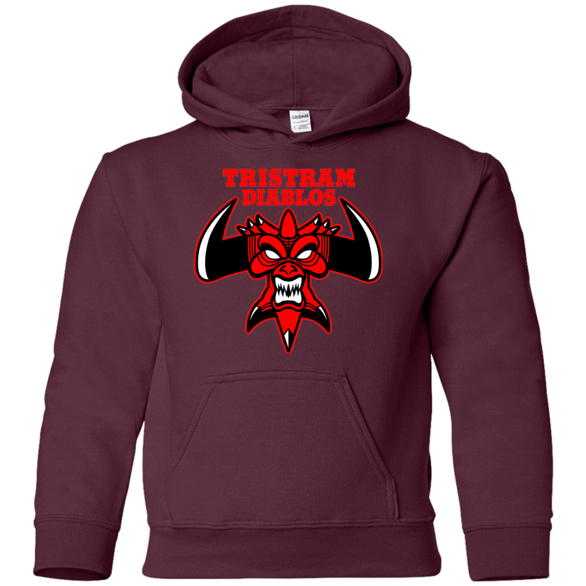 Sweatshirts Maroon / YS Tristram Diablos Youth Hoodie