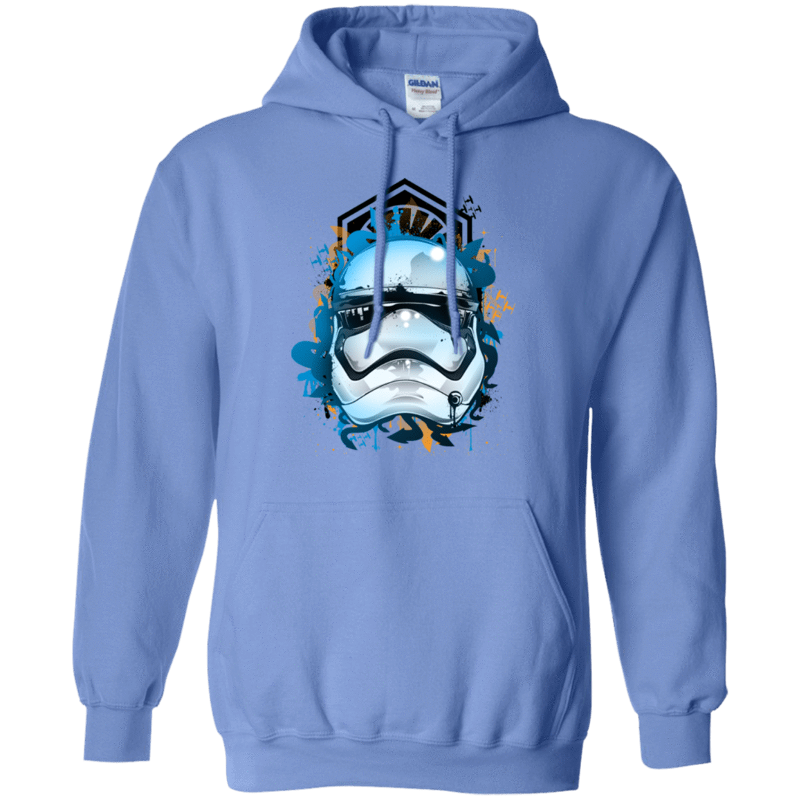 Sweatshirts Carolina Blue / S Troop style Pullover Hoodie