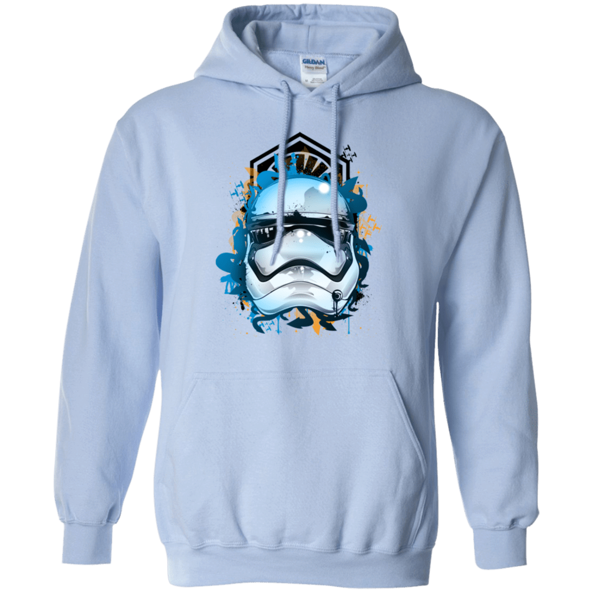 Sweatshirts Light Blue / S Troop style Pullover Hoodie
