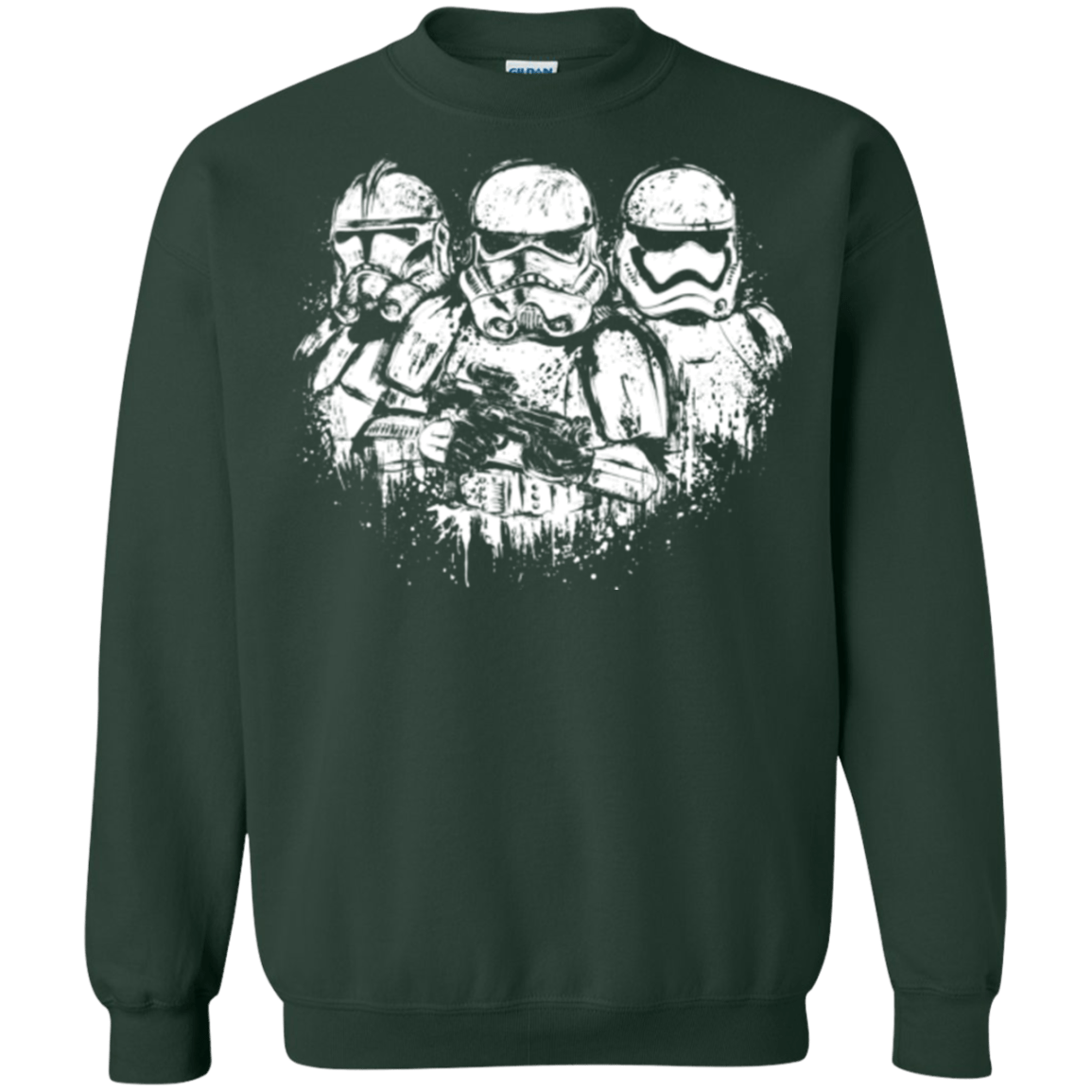 Sweatshirts Forest Green / Small Troopers Crewneck Sweatshirt