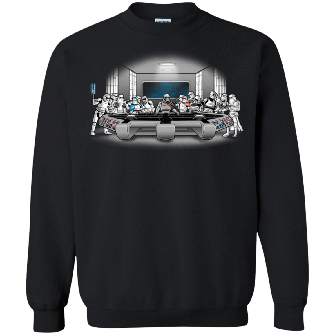 Sweatshirts Black / S Troopers Dinner Crewneck Sweatshirt