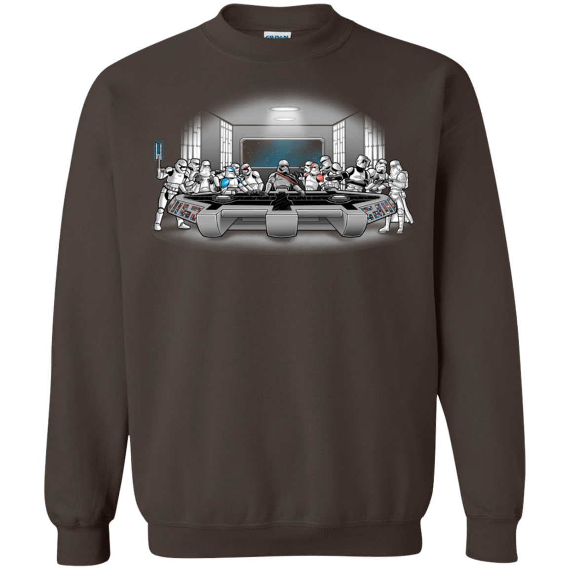 Sweatshirts Dark Chocolate / S Troopers Dinner Crewneck Sweatshirt