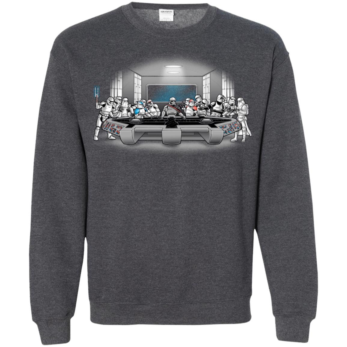 Sweatshirts Dark Heather / S Troopers Dinner Crewneck Sweatshirt