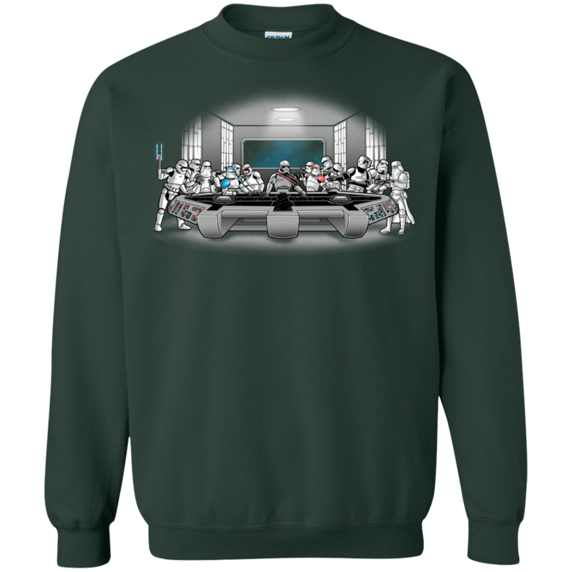 Sweatshirts Forest Green / S Troopers Dinner Crewneck Sweatshirt