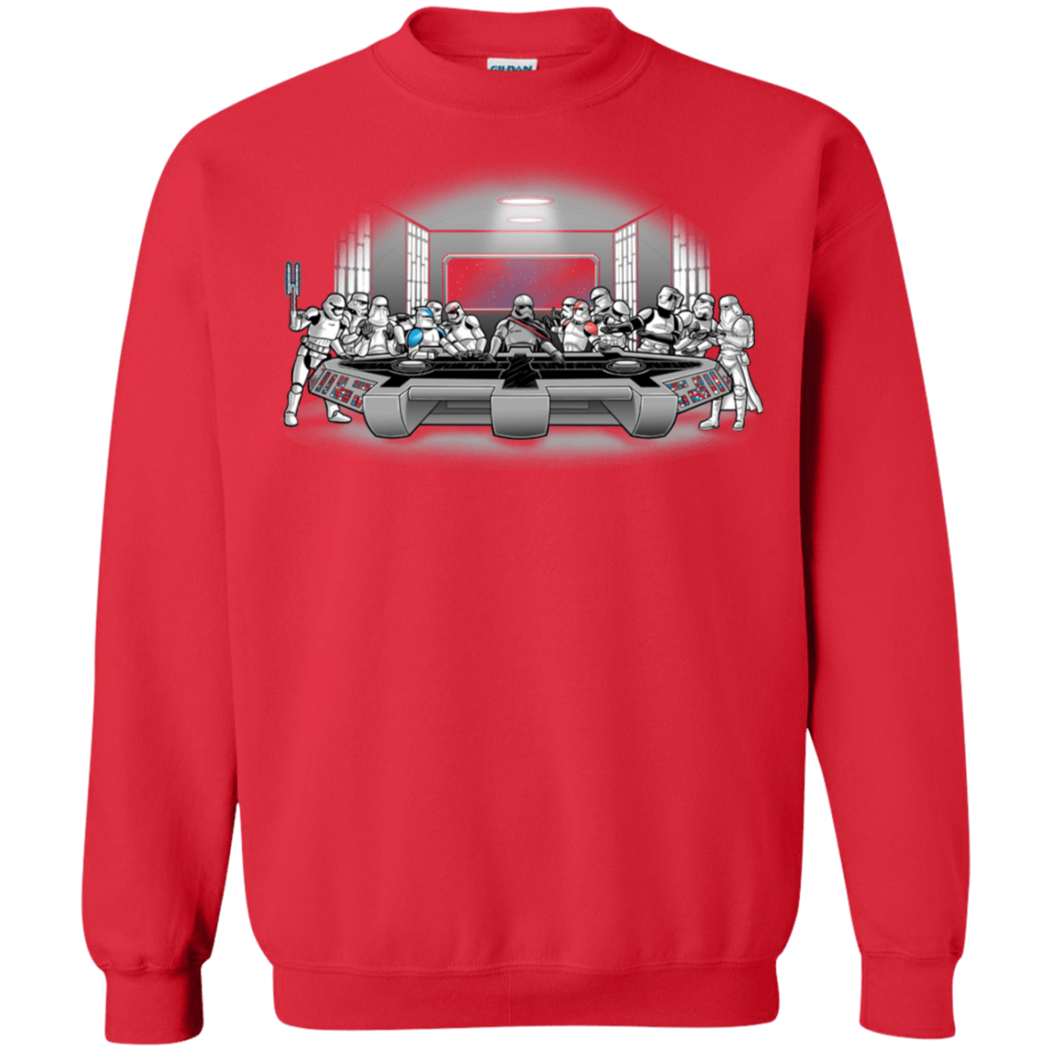 Sweatshirts Red / S Troopers Dinner Crewneck Sweatshirt