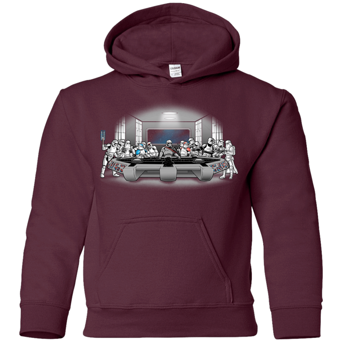 Sweatshirts Maroon / YS Troopers Dinner Youth Hoodie