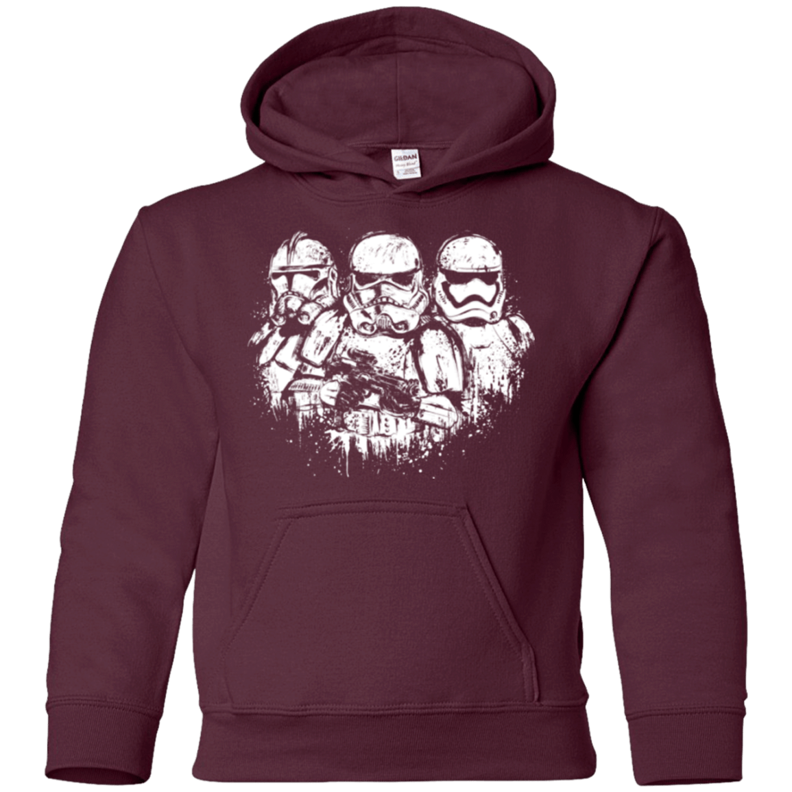 Sweatshirts Maroon / YS Troopers Youth Hoodie