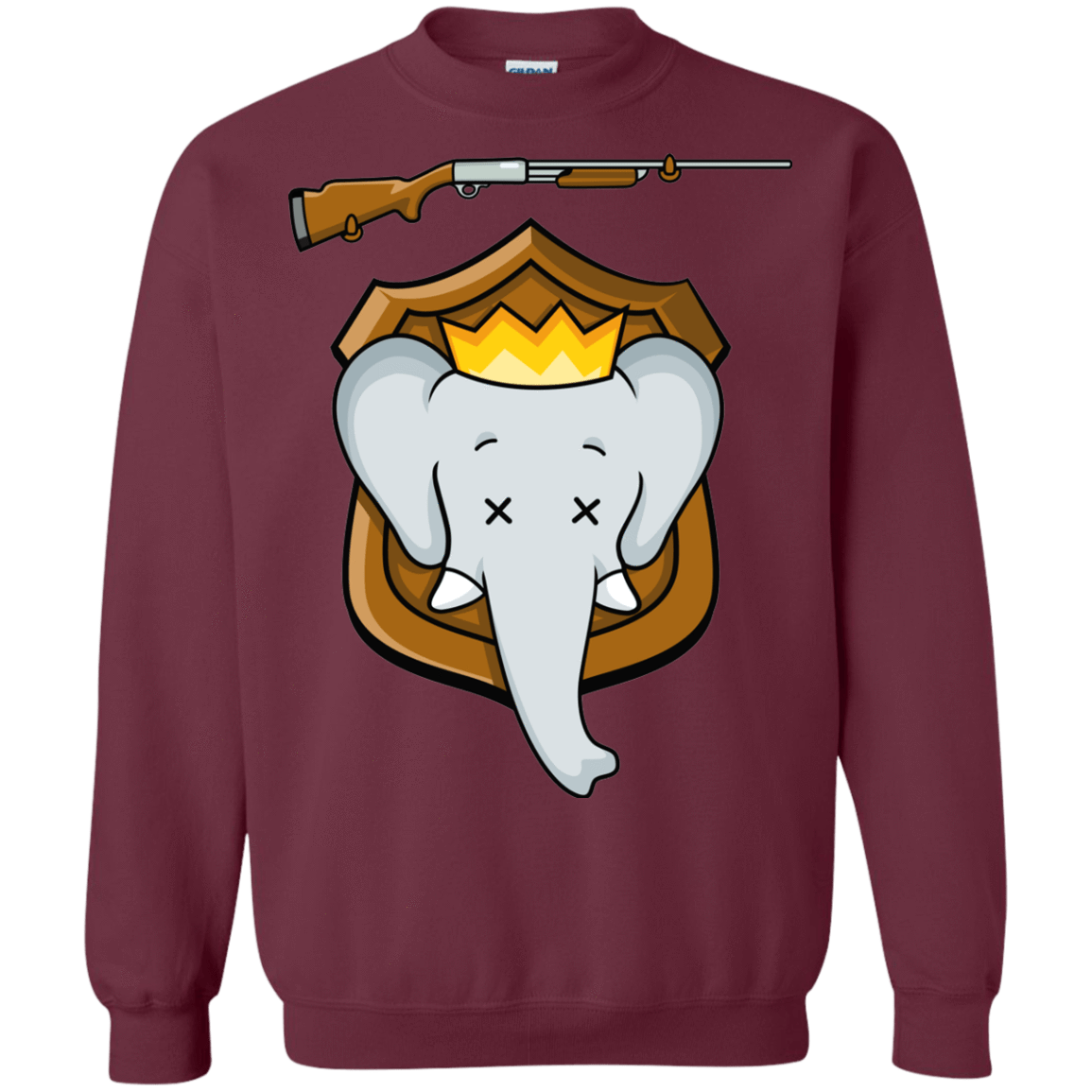 Sweatshirts Maroon / S Trophy Babar Crewneck Sweatshirt