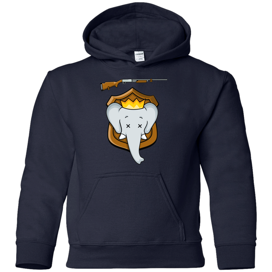 Sweatshirts Navy / YS Trophy Babar Youth Hoodie