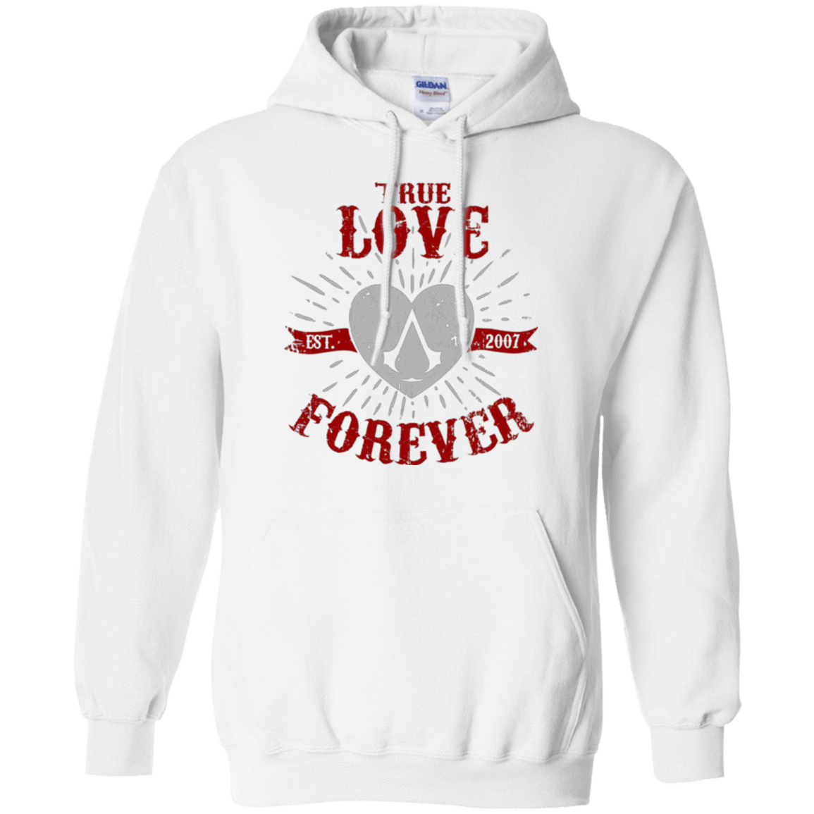 Sweatshirts White / Small True Love Forever Assasin Pullover Hoodie