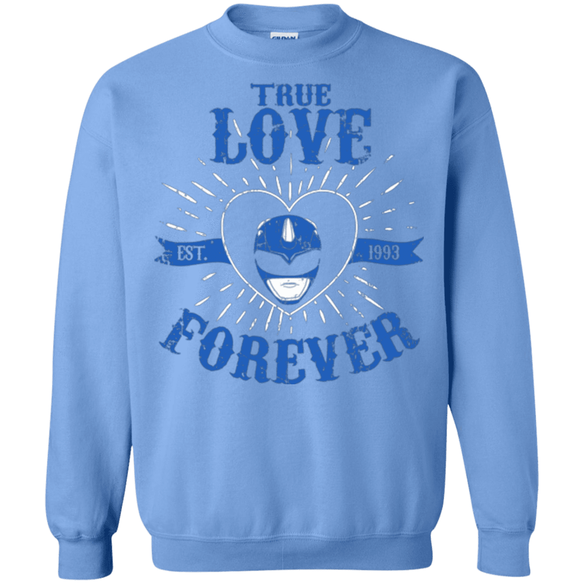 Sweatshirts Carolina Blue / Small True Love Forever Blue Crewneck Sweatshirt