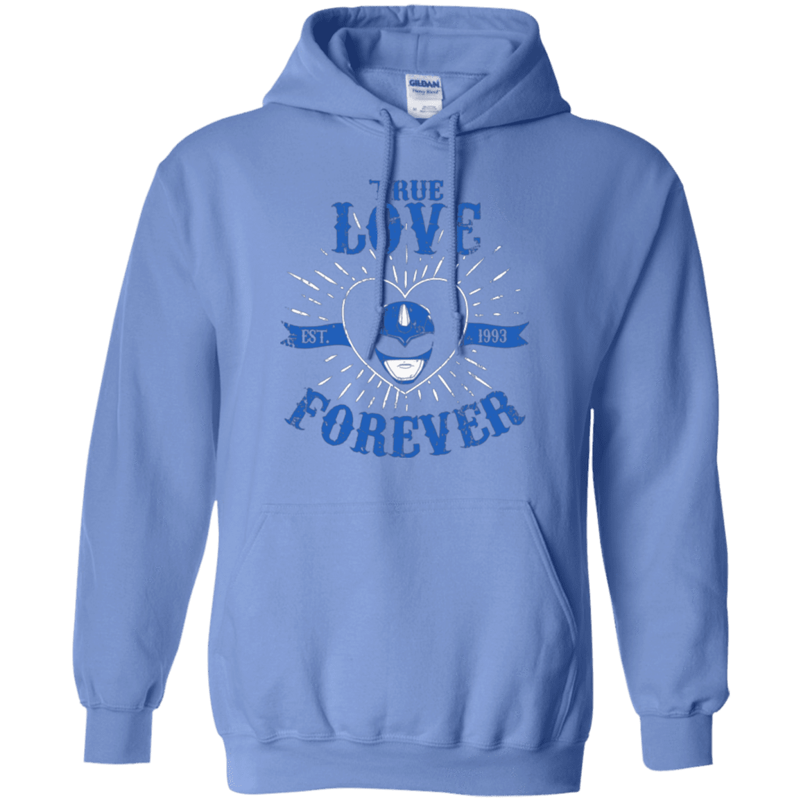 Sweatshirts Carolina Blue / Small True Love Forever Blue Pullover Hoodie