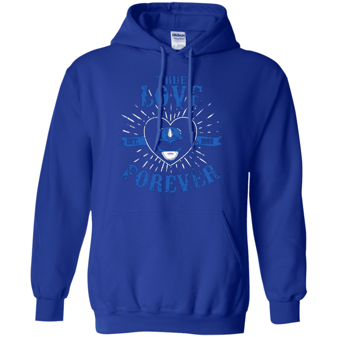 Sweatshirts Royal / Small True Love Forever Blue Pullover Hoodie