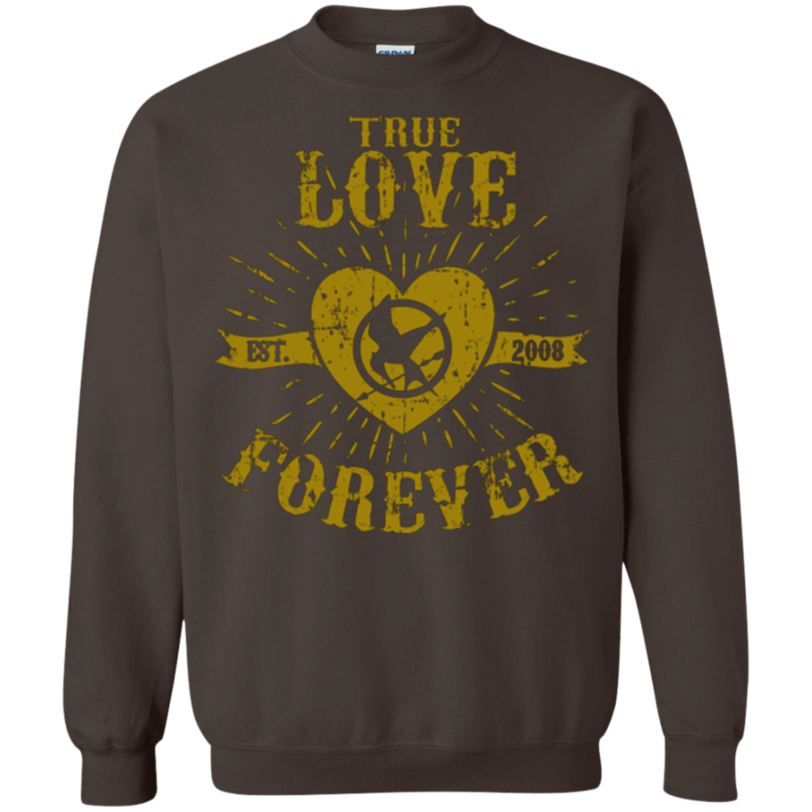 Sweatshirts Dark Chocolate / Small True Love Forever Games Crewneck Sweatshirt