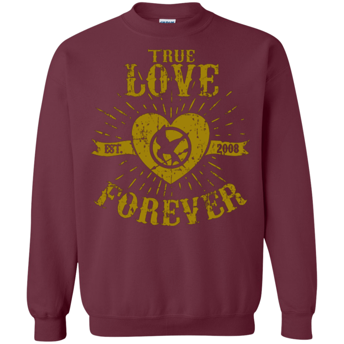 Sweatshirts Maroon / Small True Love Forever Games Crewneck Sweatshirt
