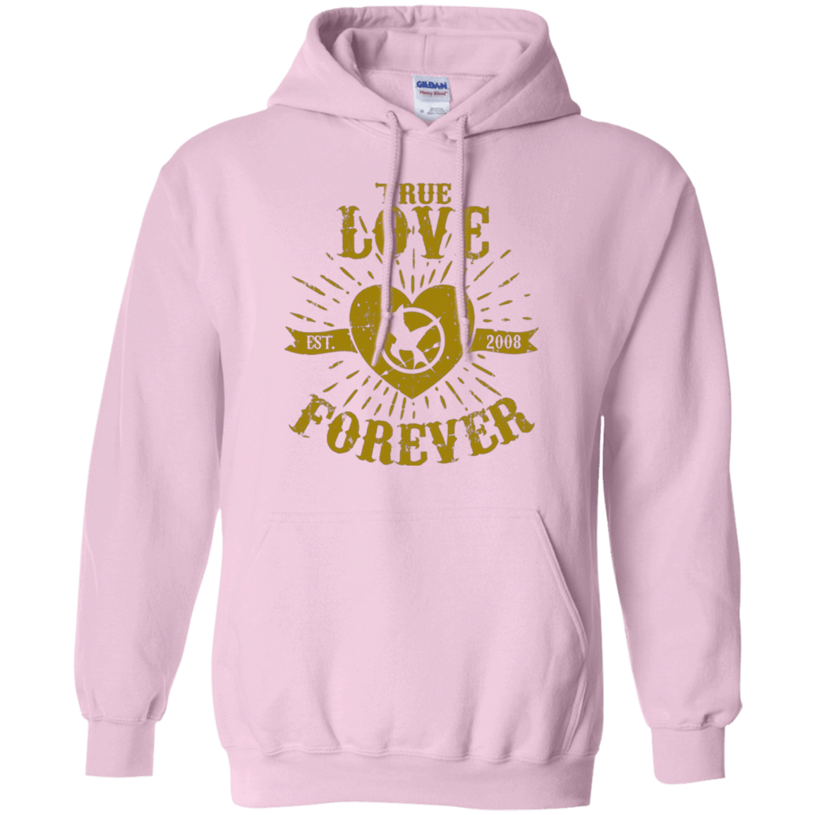 Sweatshirts Light Pink / Small True Love Forever Games Pullover Hoodie