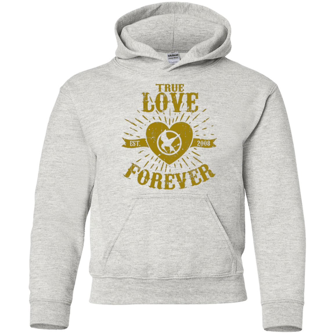 Sweatshirts Ash / YS True Love Forever Games Youth Hoodie